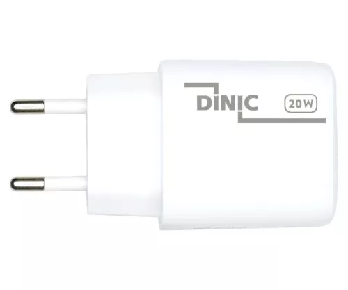 Nabíječka/napájecí adaptér USB C+A 20W, Power Delivery + QC 3.0, bílá